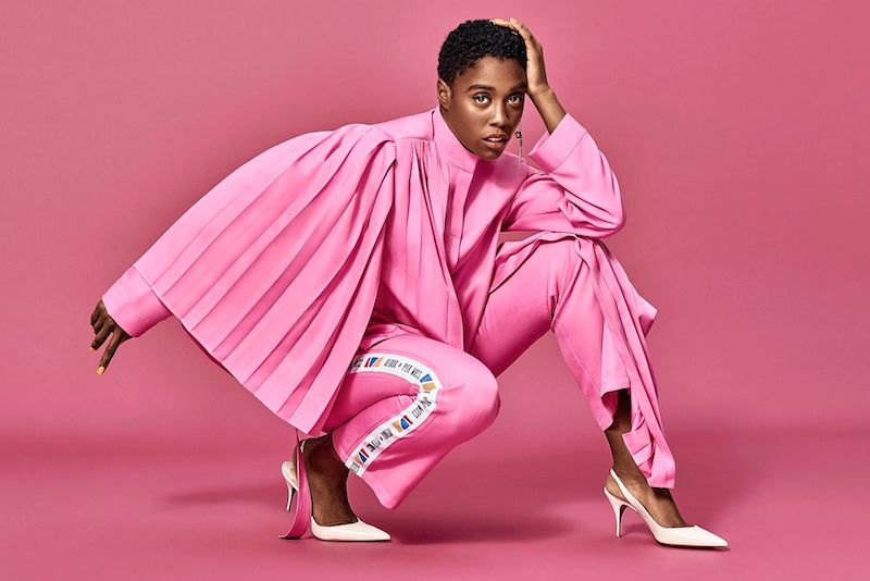 lashana lynch в розовом