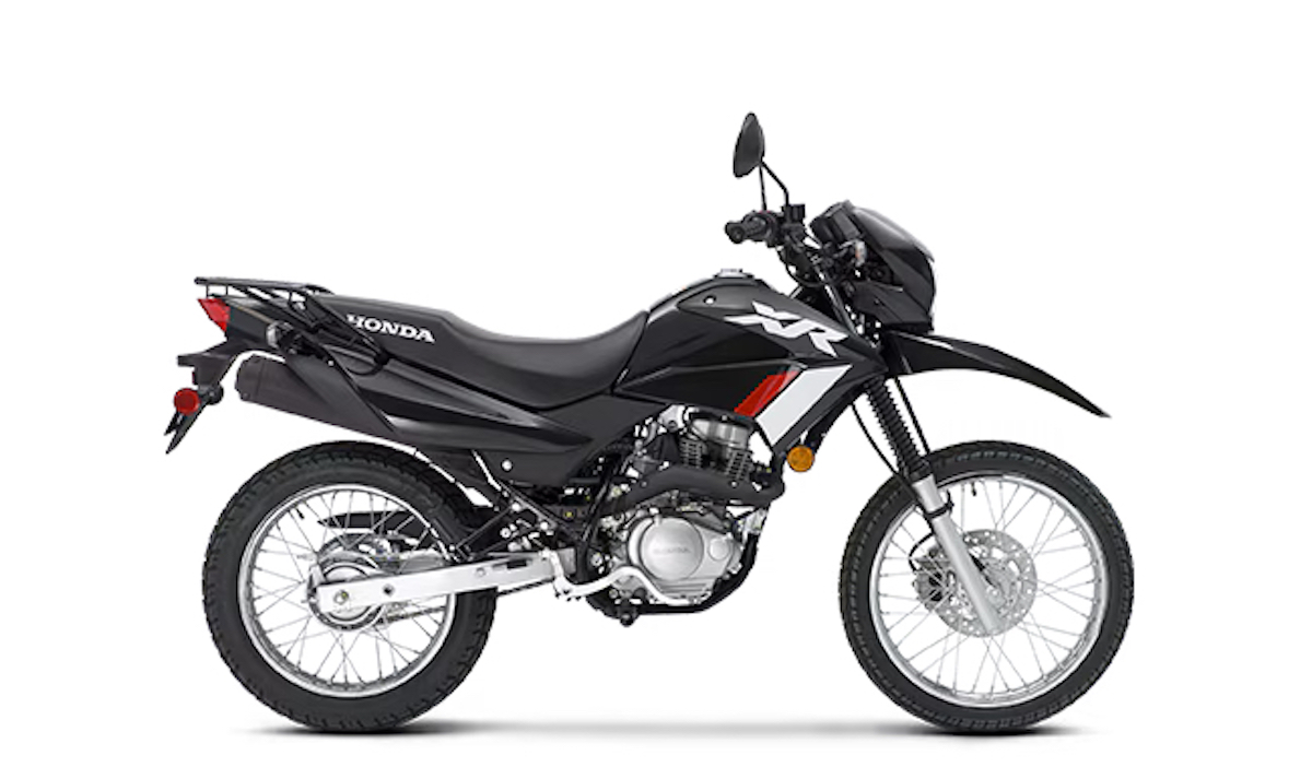 girl motorcycle honda xr 150 l