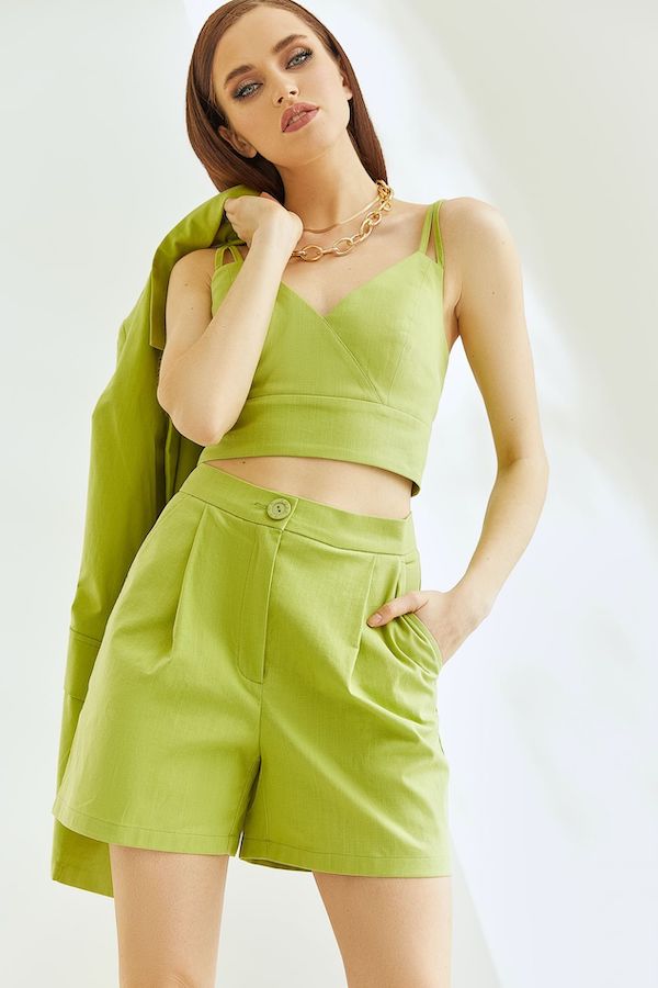 Льняное платье бренда Вовк