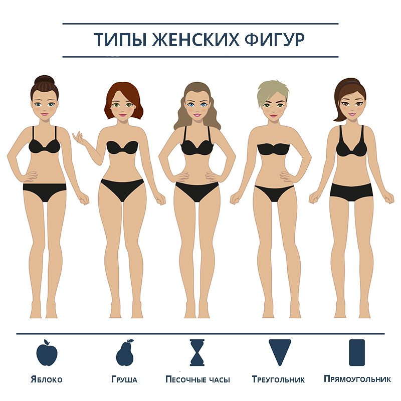 Типы женских фигур фото