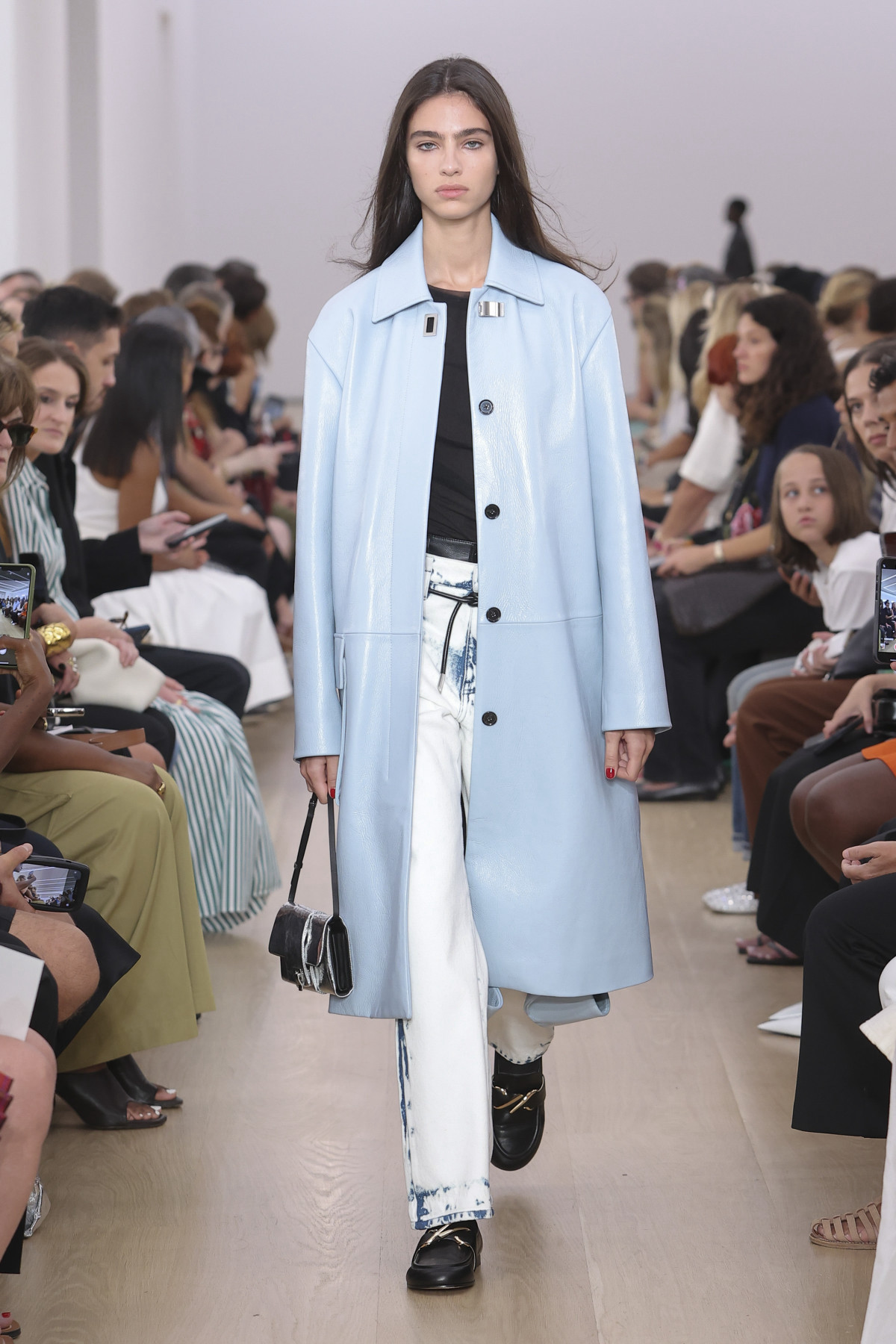 sky blue coat proenza schouler