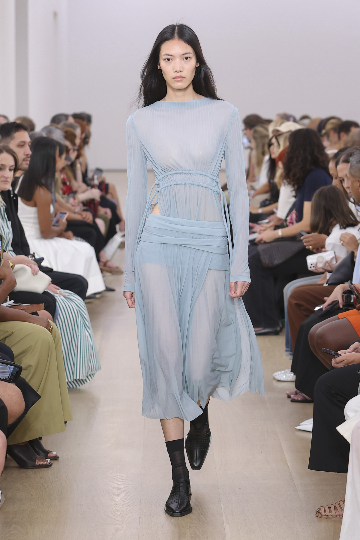 sky blue dress proenza schouler