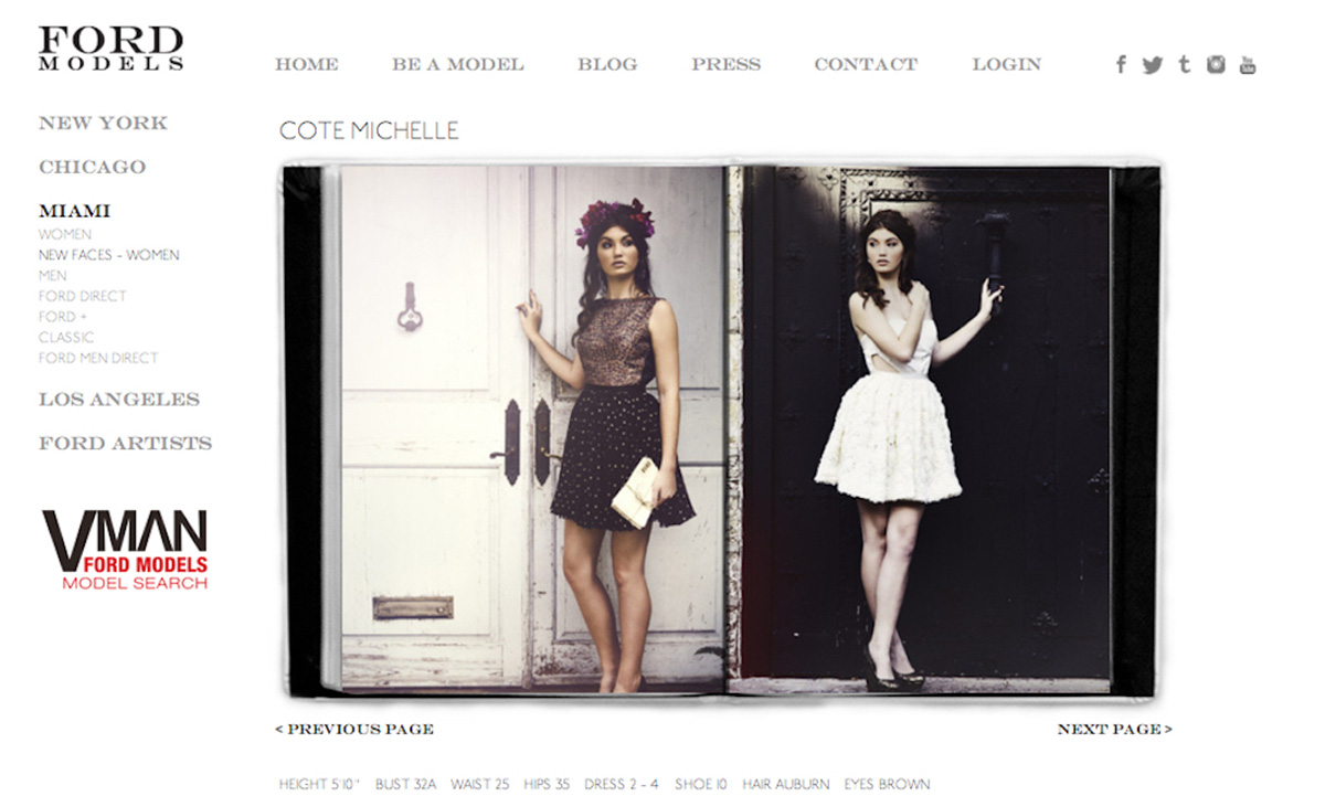 famous modeling agencies Ford Models