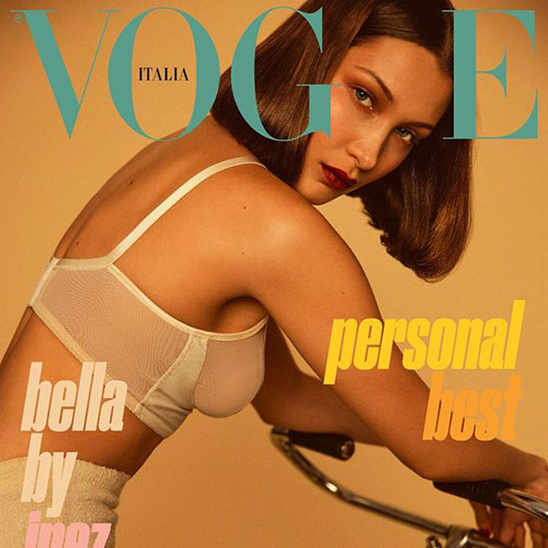 Bella Hadid models 2017