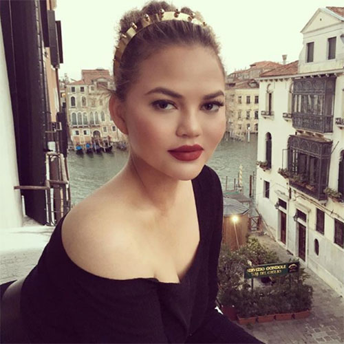 Chrissy Teigen models 2017